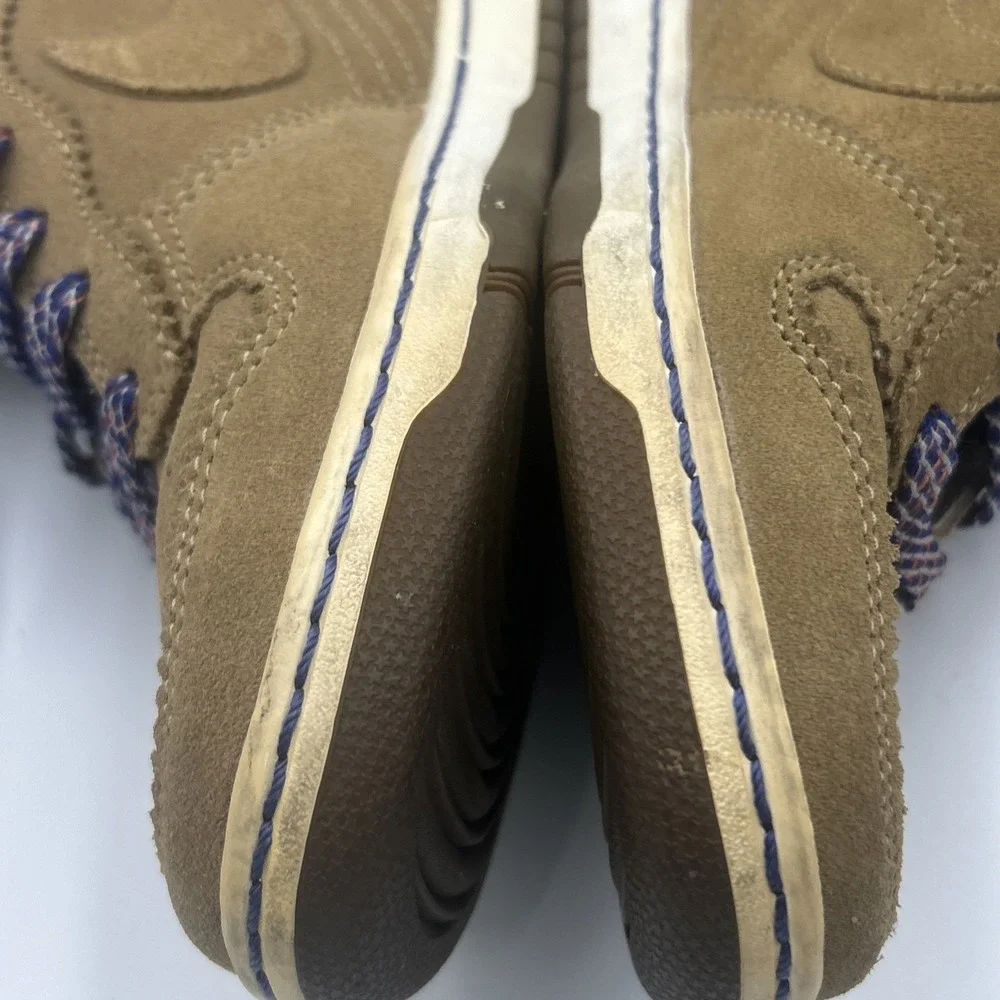 Nike Dunk High Sky Hi Brown Suede Filbert Sz 8 528899-201 Hidden Wedge Lace Up
